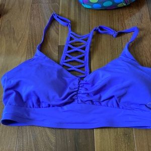 Calia by Carrie Underwood Purple Swim Top